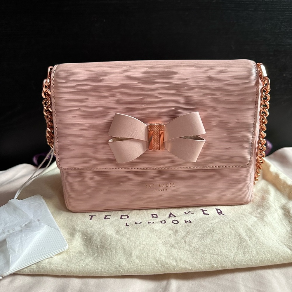 Ted Baker Pink Cross body Bow Purse